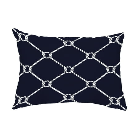 outdoor nautical decorative pillow navy ahoy 14x20 inch daisy simply dialog displays option button additional opens zoom walmart