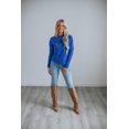 thumbnail image 2 of Sonya Dolman Top - Royal Blue, 2 of 5