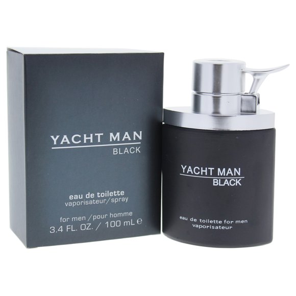 Yacht Man Black by Myrurgia for Men - 3.4 oz EDT Spray