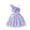 Purple, variant on Icvfdpl Girl Dresses For Toddler One Shoulder Formal Ruffle Trim Birthday Party Mesh With Belted Pockets Kids Girls Summer Dress Pink Cotton 2-3 Years