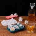 thumbnail image 3 of CSChome Ice Cube Tray Ice Cube Tray with Lid: Non sticky 3D Rose Ball Mold for DIY Baking, 3 of 6