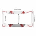 thumbnail image 3 of Sloboki Baseball Texture License Plate Frame Universal Aluminum Metal Car Tag Holders Cars Decor, 3 of 5