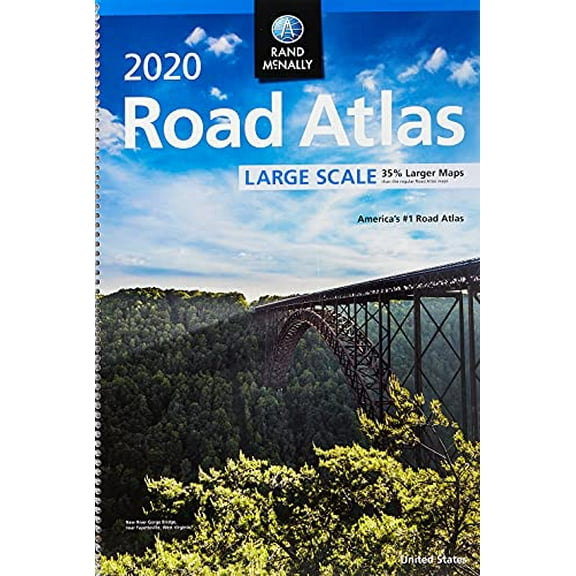 Pre-Owned Rand McNally 2020 Large Scale Road Atlas, 9780528021046, 0528021044, Paperback,
