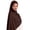 Bronze, variant on Women Cotton Hijab Scarf 80% Cotton Blend, Solid Color Breathable Opaque Muslim Headscarf, Soft Large Size 180x55cm Wrap for Daily Prayer Ramadan Eid Gift Brick Red,One Size