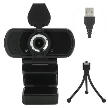 1080P Webcam USB Laptop Desktop Camera with Microphone Mini Tripod for Video Conference Live Broadcast Gueiykk