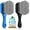 Gray, variant on 2 Pcs Beach Sand Remover Brush with Drawstring Bag, Beach Accessories Scrub Brushes for CleaningSoft Bristle Brush for Summer Vacation Water Sports Volleyball Party (Grey)
