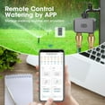 thumbnail image 3 of INSOMA WiFi Water Timer for Garden Hose with Brass Inlet & Outlet, Smart Hose Timer with USB WiFi Hub, APP & Voice Control, 2-Zone Sprinkler Drip Irrigation System Controller for Yard Lawn Watering, 3 of 9