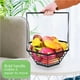 thumbnail image 4 of Cesta De Almacenamiento Hexagonal Desmontable Para Frutas Y Verduras, Frutero Negro Con Colgador De Plátano, Soporte Para Frutas Para Cocina, Fiesta En Casa Eigraketly HA015325-00, 4 of 7
