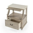 thumbnail image 3 of Butler Specialty Danielle Marble Nightstand In Gray, 3 of 9