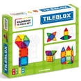 thumbnail image 7 of Tileblox Rainbow Multicolor Magnetic Tiles 14 Pieces, 7 of 7