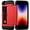 Red, variant on iPhone SE Case 2022/iPhone SE 2020/7/8 Case with Card Holder Heavy Duty Protective Dual Layer Shockproof Hidden Card Slot Slim Wallet Case for iPhone SE 3rd/2nd/7/8-4.7''(Red)