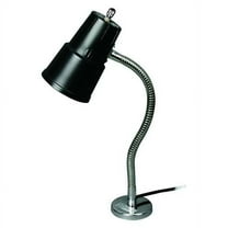 Lumapro Task Light, LED, 5.5W, BLK, 18in, Gooseneck 33HP80
