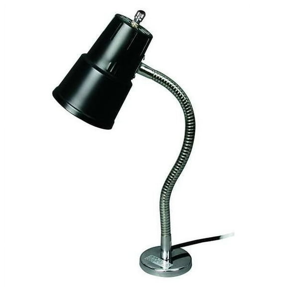 Lumapro Task Light, LED, 5.5W, BLK, 18in, Gooseneck 33HP80