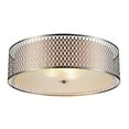 thumbnail image 1 of CWI Lighting 5 Light Drum Shade Flush Mount with Satin Nickel finish, 1 of 3