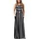 thumbnail image 1 of Vestido largo suelto sin mangas de verano para mujer Vestido largo casual con bolsillos Ormromra, 1 of 3