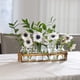 thumbnail image 2 of Florero de cristal Le'raze con soporte de madera para plantas y 6 floreros, 2 of 8