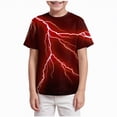 thumbnail image 2 of TOWED22 Boy's Cars Graphic Tees Short Sleeve Crew Neck T Shirt Casual Cute Summer Tops(Red,8-9 Y), 2 of 5