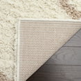 thumbnail image 3 of SAFAVIEH Dallas Logan Geometric Shag Area Rug, Ivory/Beige, 8' x 10', 3 of 6