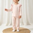 thumbnail image 4 of HFHAPW Toddler and Little Boys Girls 2-Piece Pajamas Long Sleeve Fall Winter PJ Set Kid Sleepwear, 4 of 7