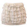 thumbnail image 5 of Women Sexy Ruffle Short Skirt With Bowknot Solid Color Party Mini Shorts Short Skirt Low Waist Layered Skirt, 5 of 6