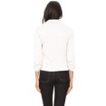 thumbnail image 4 of Women's Elegant Long Sleeve Blazer – Solid Button-Front Casual Style, 4 of 5