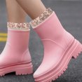 thumbnail image 6 of PENIKOKO 1 Pair Insulated Fleece Boot Liners for Rain Boots, Warm Winter Socks, Multi-Color, Comfortable and Cozy Fit, 6 of 8