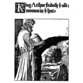 thumbnail image 2 of Pyle King Arthur. Nking Arthur Finds The Old Woman In The Hut. Drawing By Howard Pyle 1903. Poster Print by, 2 of 2