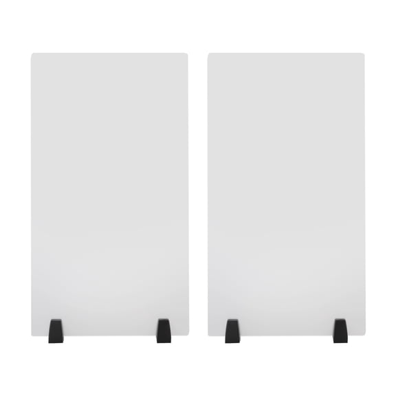 Desk Divider Privacy Panel, 30x18 Inches, Acrylic Frosted Panels for Office, Study, and Workspace, Adjustable for Custom Layout