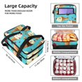 thumbnail image 3 of Ice Cream Double Layered Insulated Refrigerated Lunch Bag with Large Capacity - 7.1x11.4x16.1 Inches - Hand-Carried Lunch Bags, 3 of 6