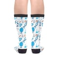thumbnail image 2 of Unisex Casual Cotton Crazy Crew Socks - Chemistry Science DNA Socks, 2 of 5