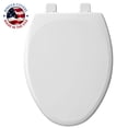 thumbnail image 2 of Bemis 258140 Elongated Slow Closing Toilet Seat, White, 2 of 4