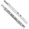 thumbnail image 1 of 1 par de rieles para cajones, rieles para cajones, rieles para cajones deslizantes para cocina, rieles para cajones, riel deslizante, riel de extensión parcial de acero galvanizado, alto: 17 mm/ancho, 1 of 5