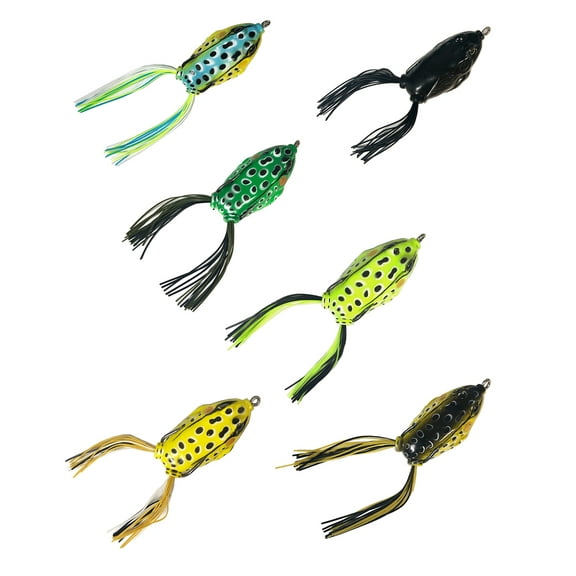 Topwater Frogs Baits 6 Pieces Combo B
