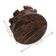 thumbnail image 2 of OUNONA Wooden Pedestal Stand Coffee Color for Indoor Pots and Decorative Displays, 2 of 7
