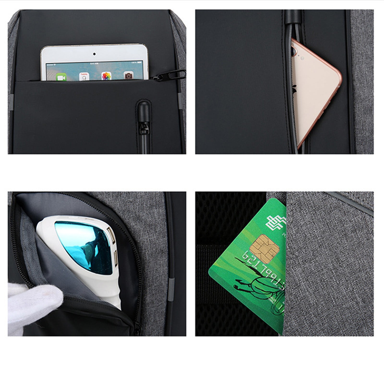 Faraee Travel Laptop Backpack 17 Inch Business Flight Carry on Large Computer Bag with USB Port