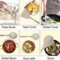 thumbnail image 3 of 12pcs/set, Silicone Kitchen Utensils Set, Heat Resistant Cooking Utensils Set For Non-stick Pans, Silicone Kitchen Spatula And Spoon With Wooden Handle, Whisk, Oil Brush, Pasta Spoon, Food Clip, Kitch, 3 of 9