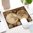 thumbnail image 5 of World Map Mouse Pad, Old World Map Drawn in 1720s Nostalgic Style Art Historical Atlas Vintage Design Rectangular Mouse Pad, Non-Slip Rubber MousePads for Office Home Laptop, 9.5"x7.9"x0.12" Inch, 5 of 5