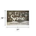 thumbnail image 5 of Let It Snow Personalized Doormat, 5 of 6