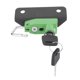 thumbnail image 2 of Cerradura para casco de motocicleta, aleación de aluminio, antirrobo, compatible con Suzuki GSX-R1000 2009-2011, color verde, 2 of 8
