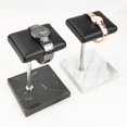 thumbnail image 4 of Soportes de exhibición de reloj de soporte de de joyería con base de mármol negro y Salvador exhibición del soporte de la joyería, 4 of 9
