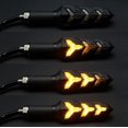 thumbnail image 1 of 4PCS Indicadores de motocicleta Colores Luces de señal de giro Indicadores de giro de motocicleta 12V 12 bombillas LED para motocicleta Moto Scooter Quad Cruiser Off Form, 1 of 5