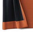 thumbnail image 5 of Mainstays Kids Orange Solid Blackout Rod Pocket with Back Tabs Curtain Panel Pair, Set of 2, 30" W x 63" L, 5 of 8