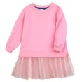 thumbnail image 7 of QSAWXQZ Girls Tulle Dress Long Sleeve Crew Neck Solid Sweatshirt Mini Dress 9-10 Years, 7 of 7