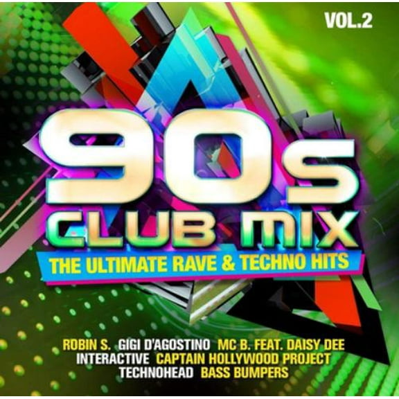 90s Club Mix: The Ultimate Rave & Techno - Volume 2 (Audiobook)