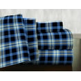 thumbnail image 1 of Pointehaven Flannel Deep Pocket Set with Oversized Flat Sheet, Queen, Ashby Plaid, 1 of 1