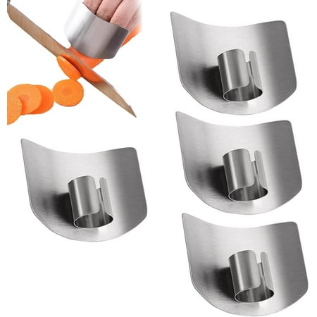 

Stainless Steel Finger Guard for Slicing - Cutting Protector to Avoid Accidents when Chopping and Kitchen Safe Chop Cut Tool