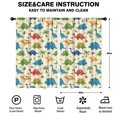 thumbnail image 2 of Blackout Kids Curtains,Colorful Dinosaurs Palm Pattern Childrens Insulated Curtains Set Of 2,Bedroom Essentials,Toddler Room Decor 52"x84", 2 of 5