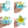 thumbnail image 5 of Pinza de pelo acrílica con forma de flor de huevo degradado para mujer, pasadores de pinza de cangrejo, accesorios para la cabeza hawaiana, 5 of 5