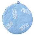 thumbnail image 1 of Mantel Individual antideslizante con diseño de piña de forma redonda de 25cm resistente al calor (azul), 1 of 7