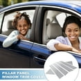thumbnail image 2 of Ofertas Únicas 6 Pcs Moldura de Ventana y Pilar de Puerta Decoración Exterior para Chrysler 300 2005-2010 Plástico Cromado Tonalidad Plateada, 2 of 6